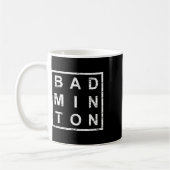 Stylish Badminton Koffiemok (Links)