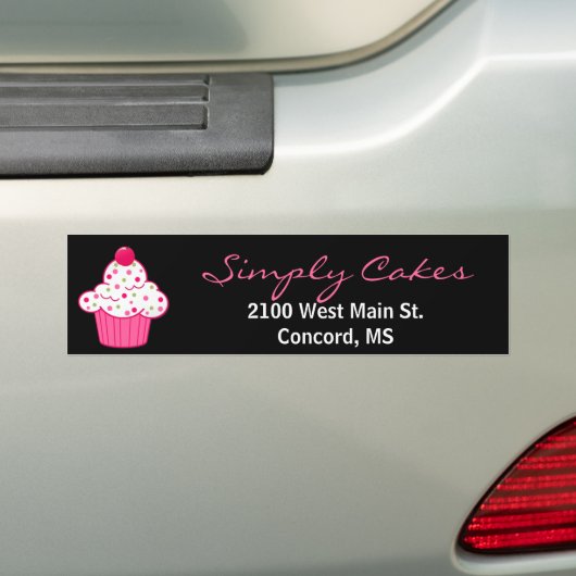 Stylish Bakery Bumpersticker (Op auto)