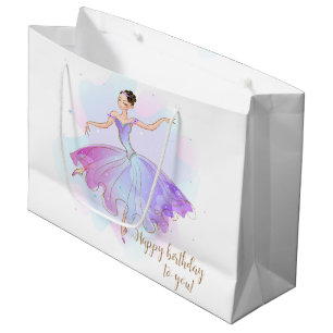 Stylish Ballerina Birthday Wishes Geboortedag Groot Cadeauzakje