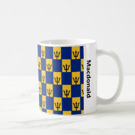 Stylish Barbados Flag Coffee Mok