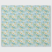 Stylish beautiful bright floral pattern 2 cadeaupapier (Vlak)