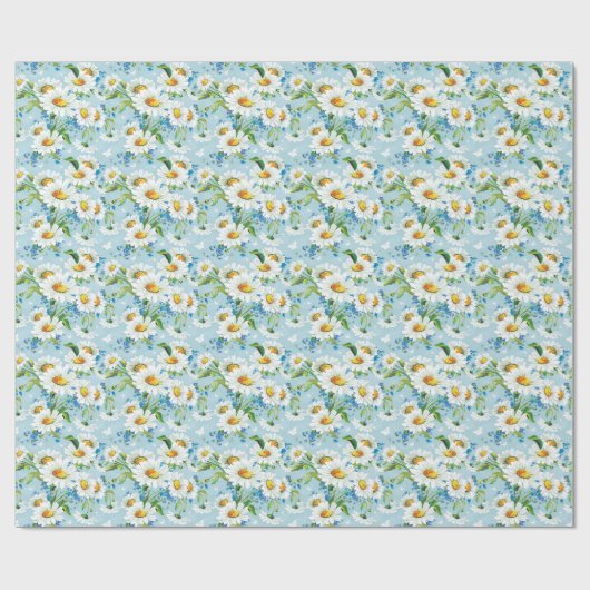 Stylish beautiful bright floral pattern 2 cadeaupapier (Vlak)