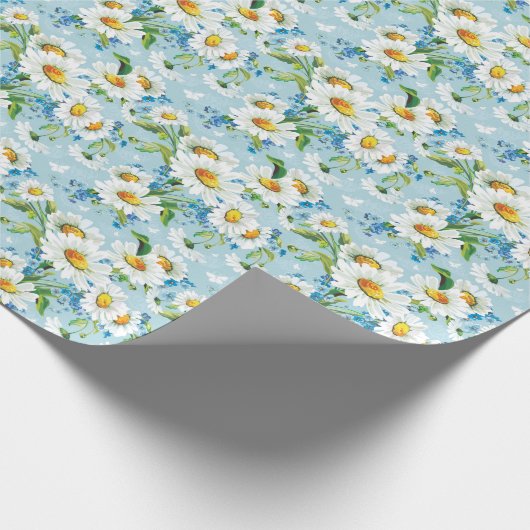 Stylish beautiful bright floral pattern 2 cadeaupapier (Hoek)