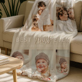 Stylish Best Aunt Ever 6 Photo  Fleece Deken