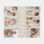 Stylish Best Uncle Ever 6 Photo Fleece Deken (Voorkant (Horizontaal))