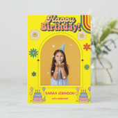 Stylish Birthday Invitation | Elegant Party Kaart (Staand voorkant)