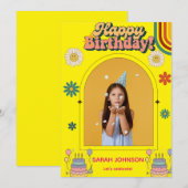 Stylish Birthday Invitation | Elegant Party Kaart (Voorkant / Achterkant)