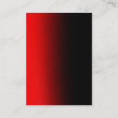 Stylish Black Brown Monogram minimalist Visitekaartje (Achterkant)