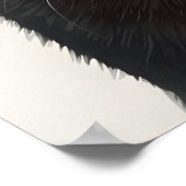 Stylish Black Cat Illustration Poster (Hoek)