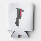 Stylish Black Palm Cockato Blikjeskoeler (Voorkant)