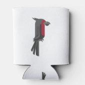 Stylish Black Palm Cockato Blikjeskoeler (Achterkant)