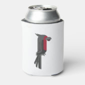 Stylish Black Palm Cockato Blikjeskoeler (Blikje Achterkant)