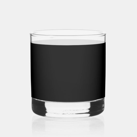 Stylish Black Retro Typography Best Man Groomsmen Whisky Glas (Achterkant)