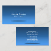 Stylish Blue Room Chauffeur Visitekaartje (Voorkant / Achterkant)