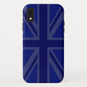 Stylish Blue Union Jack iPhone XR Hoesje