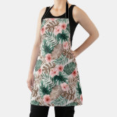 Stylish Boho Waterverf Tropical Floral Schort (Insitu)