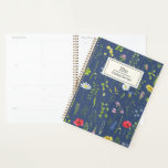 Stylish Boho Wildbloemen Floral Blue Specialized Planner<br><div class="desc">Speciaal Stijlvolle Boho Wildbloemen Floral Pattern Blue 2021 Planner</div>