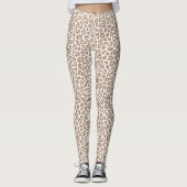 Stylish & Bold Leopard Print For Yoga Leggings (Voorkant)