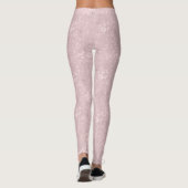 Stylish & Bold Leopard Print in Pink Color Leggings (Achterkant)