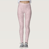 Stylish & Bold Leopard Print in Pink Color Leggings (Voorkant)