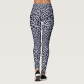 Stylish & Bold Leopard Print in Purple color Leggings (Achterkant)