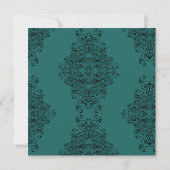 Stylish Border Bachelorette Party Invitation Kaart (Achterkant)