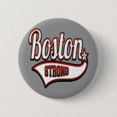 Stylish Boston Strong Ronde Button 5,7 Cm (Voorkant)
