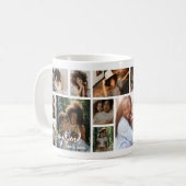 Stylish Boyfriend 15 Photo Collage Koffiemok (Voorkant links)