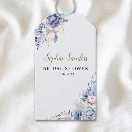 Stylish Bridal Shower with Elegant Blue Blooms Cadeaulabel