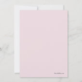 Stylish Bride in Veil Bridal Shower Invitation Kaart (Achterkant)