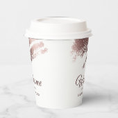 Stylish Bronze Business Event Party Papieren Bekers (Links)