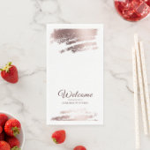 Stylish Bronze Business Event Party Welcome Servet (Insitu)