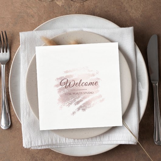 Stylish bronze special event party decor servet