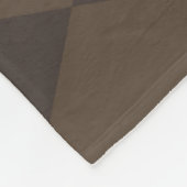 Stylish Brown Harleqiun Horse Pattern Fleece Deken (Hoek)