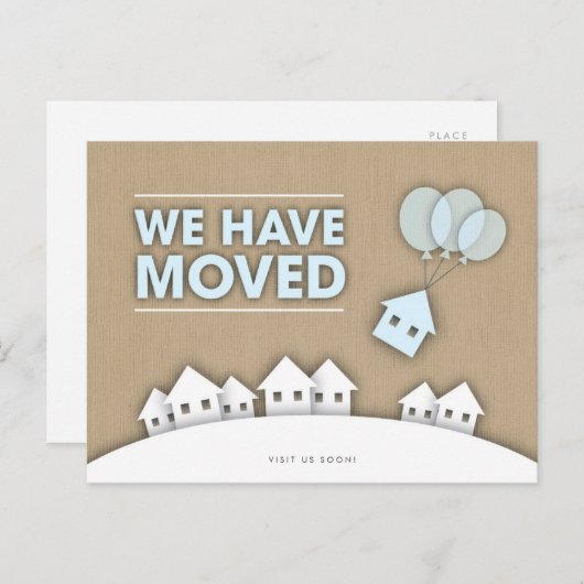 Stylish Burlap We hebben Briefkaart gemaakt van wi (Voorkant / Achterkant)