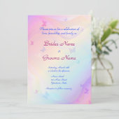 Stylish Butterflies Wedding Invitation Kaart (Staand voorkant)