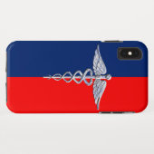 Stylish Caduceus Medical Symbol League Case-Mate iPhone Case (Achterkant (horizontaal))