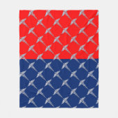 Stylish Caduceus Medical Symbol League Fleece Deken (Voorkant)