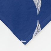 Stylish Caduceus Medical Symbol League Fleece Deken (Hoek)