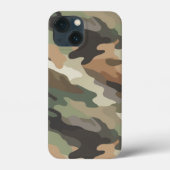Stylish Camouflage Design Protective Case-Mate iPhone Case (Achterkant)