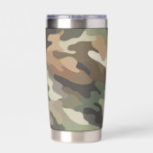 Stylish Camouflage Pattern Drink Geïsoleerde Drinkbeker (Achterkant)