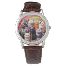 Stylish cat watch for cat lovers horloge