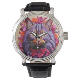 Stylish cat watch for cat's lovers horloge