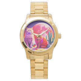 Stylish cat watch for cat's lovers horloge