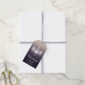 Stylish Chandelier Wedding Bedankt Cadeaulabel (Met Touw)