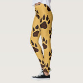 stylish Cheetah Paw Print Leggings (Links)