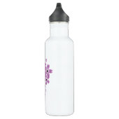 Stylish Cherry Blossom Aluminium Waterfles