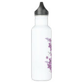 Stylish Cherry Blossom Aluminium Waterfles