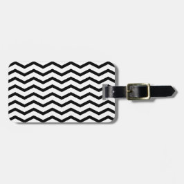 Stylish Chevron Bagagelabel