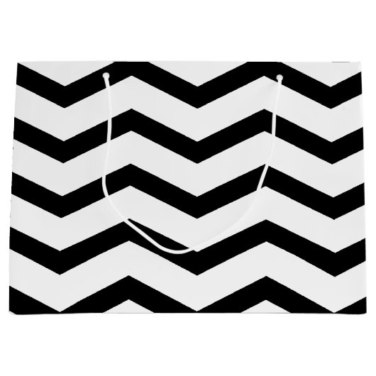 Stylish Chevron Groot Cadeauzakje (Voorkant)